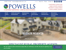 Tablet Screenshot of powellsrural.co.uk